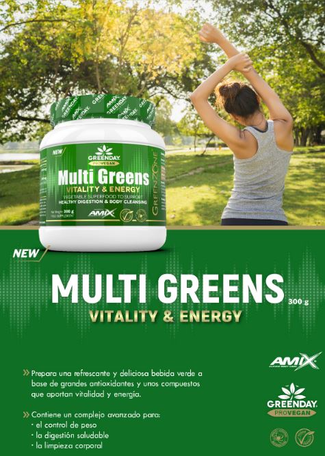 Multi Greens Vitality Energy 300 grs - GreenDay Amix