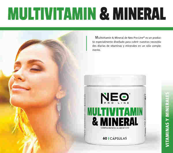 MultiVitamin & Mineral 60 Caps - NEO Pro Line