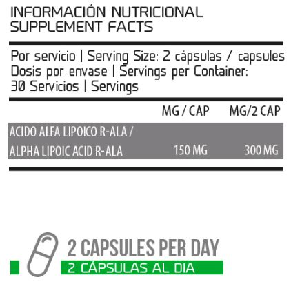 Información Nutricional R-ALA 300 ProCell