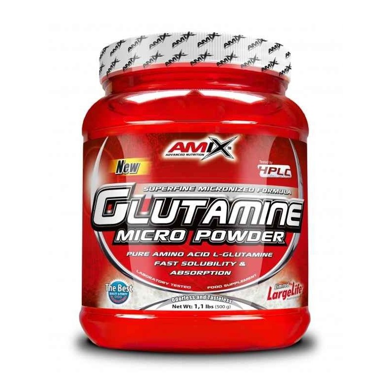 Glutamina Powder 500Gr - Amix