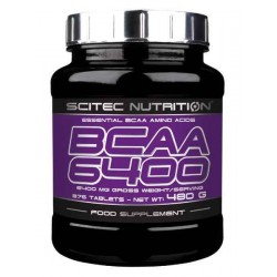 BCAA 6400 - 375 tabletas Scitec Nutrition Aminoácidos
