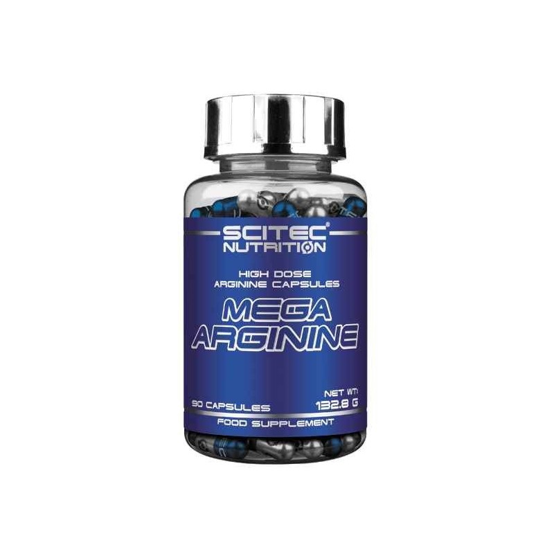 Mega Arginina 90 Cápsulas -Scitec Nutrition Aminoácidos