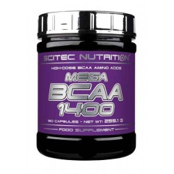 Mega BCAA 1400 - 180 Caps - Scitec Nutrition