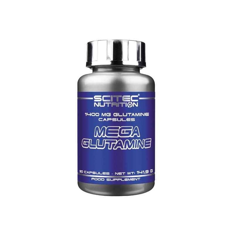 Mega Glutamine 90 Cápsulas - Scitec Nutrition Glutamina