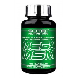 Mega MSM 100 Cápsulas - Scitec Nutrition Salud Articular