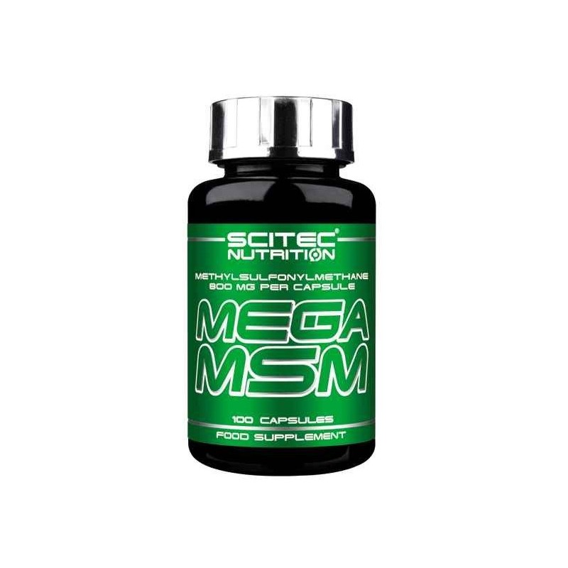 Mega MSM 100 Cápsulas - Scitec Nutrition Salud Articular