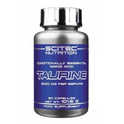 Taurine 90 Cápsulas - Scitec Nutrition Taurina