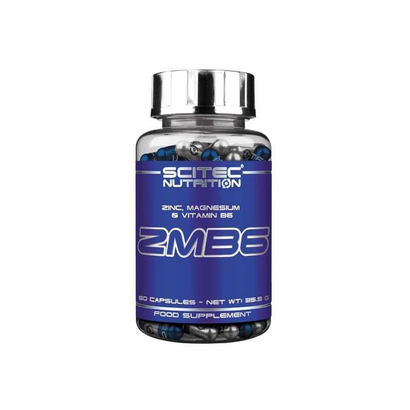 ZMA 60 Cápsulas - Scitec Nutrition Vitaminas y Minerales