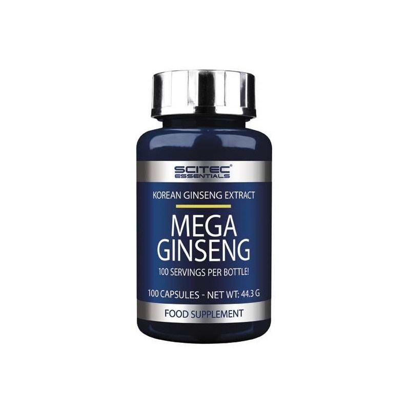Mega Ginseng 100 Caps - Scitec Essentials