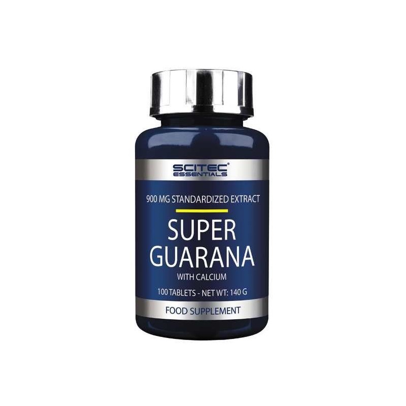 Super Guaraná 100 Tbts - Scitec Essentials