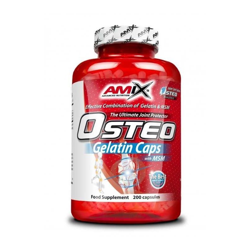 Osteo Gelatin 200 Capsulas + MSM - Amix