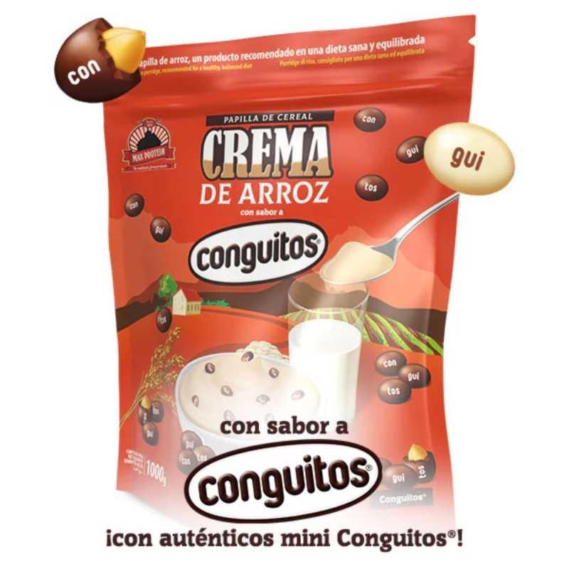 Crema De Arroz Conguitos Good Morning 1000 g - Max Protein - Frete grátis!