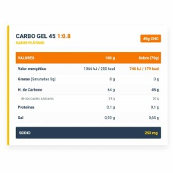 Carbo Gel 45 1:0.8 1 x 70g - Infisport ¡Envió Gratis!