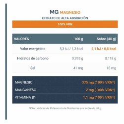 MG Citrato de magnesio 12 x 40 gr - Infisport - ¡Envíos Gratis!