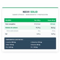 ND3 Solid 1 Barrita x 40 gr - Infisport ¡Envíos Gratis!