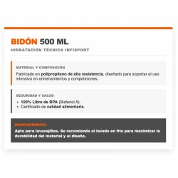 Bidon 500 ml - Infisport ¡Envíos Gratis!