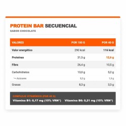 Protein Bar Secuencial 24 barrita x 40 gr - Infisport ¡Envíos Gratis!