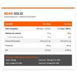 ND4 Solid Bar 21x40grs Infisport ¡Envíos Gratis!