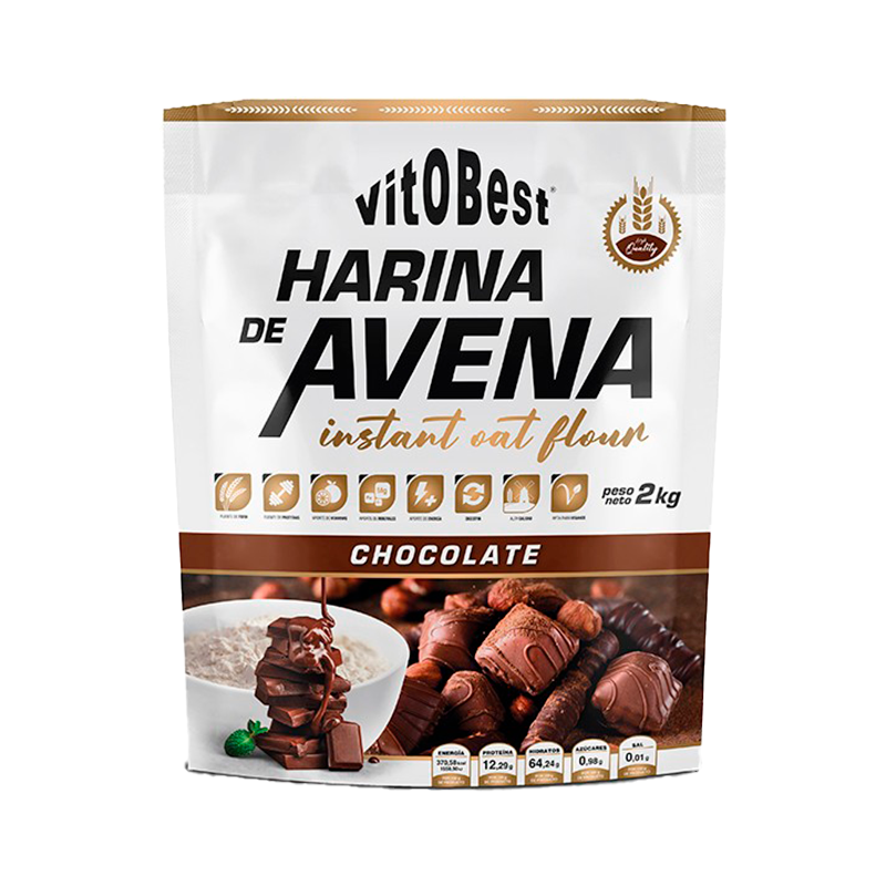 Harina De Avena 2kg - Vitobest ¡Envíos Gratis!