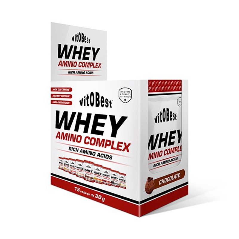 Whey Amino Complex (Sobres) caja 15 x 30 g - Vitobest ¡Envíos Gratis!