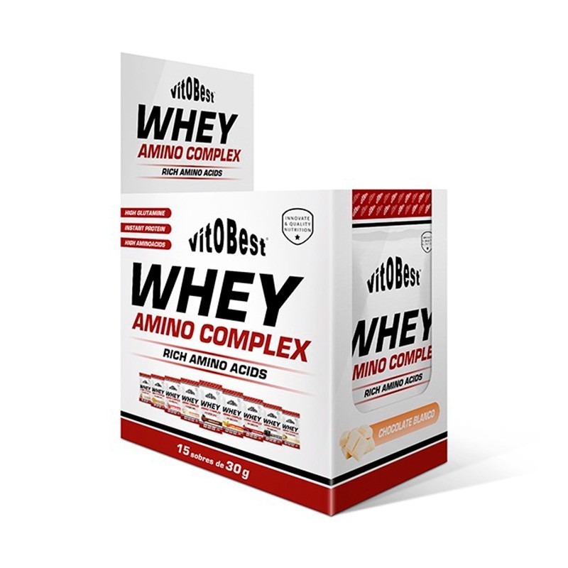 Whey Amino Complex (Sobres) caja 15 x 30 g - Vitobest ¡Envíos Gratis!