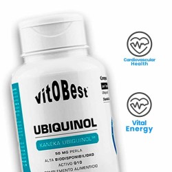 Ubiquinol 50 perlas - Vitobest ¡Envíos Gratis!