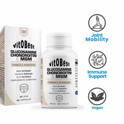 Glucosamine, Chondroitin & MSM 60 caps Vitobest ¡Envíos Gratis!
