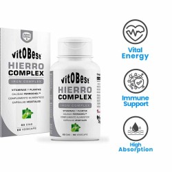 Hierro Complex 60 Caps - VitOBest. ¡Envíos Gratis!