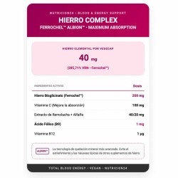 Hierro Complex 60 Caps - VitOBest. ¡Envíos Gratis!