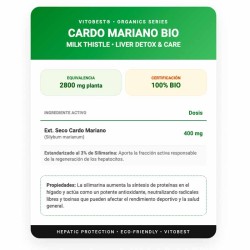 Cardo Mariano Bio 45 Vcaps Vitobest ¡Envíos Gratis!