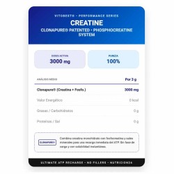 Creatina Clonapure Monohidrato 500 gr - Vitobest ¡Envíos gratis!