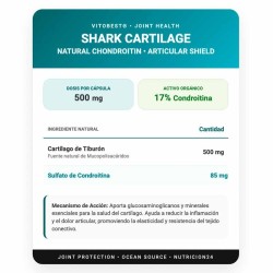 Shark Cartilage 60 Caps - Vitobest ¡Envíos Gratis!