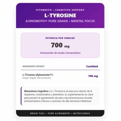 L-Tyrosine 60 caps. - Vitobest ¡Envíos Gratis!