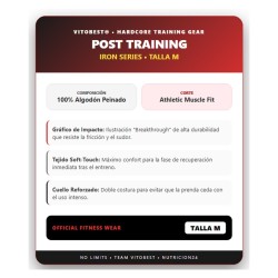 Camiseta Post Training Talla M - Vitobest. ¡Envíos Gratis!