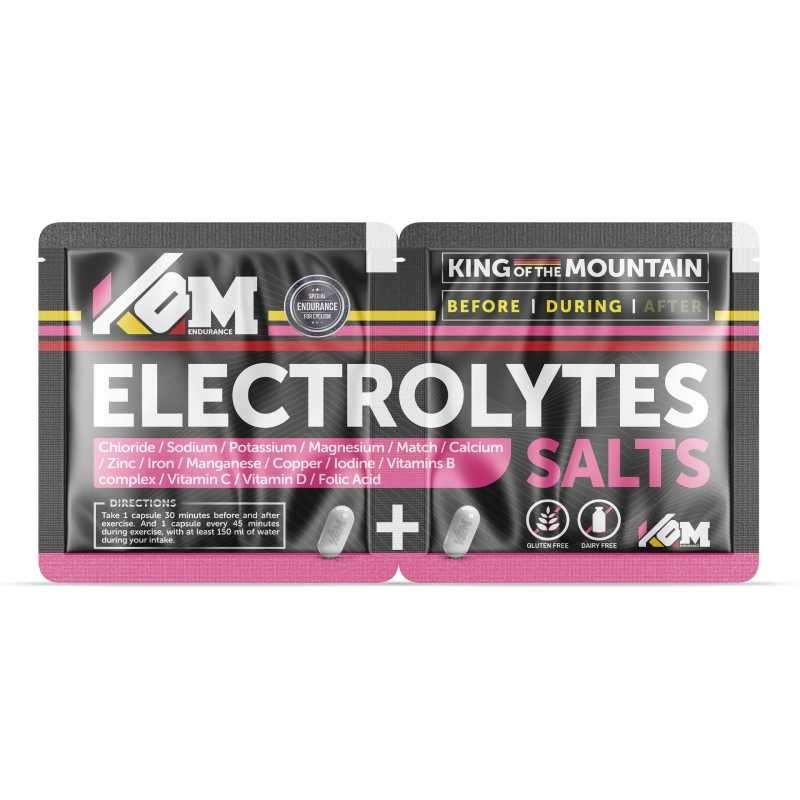 Electrolytes Efervescent Salts 2 caps - Kom Endurance
