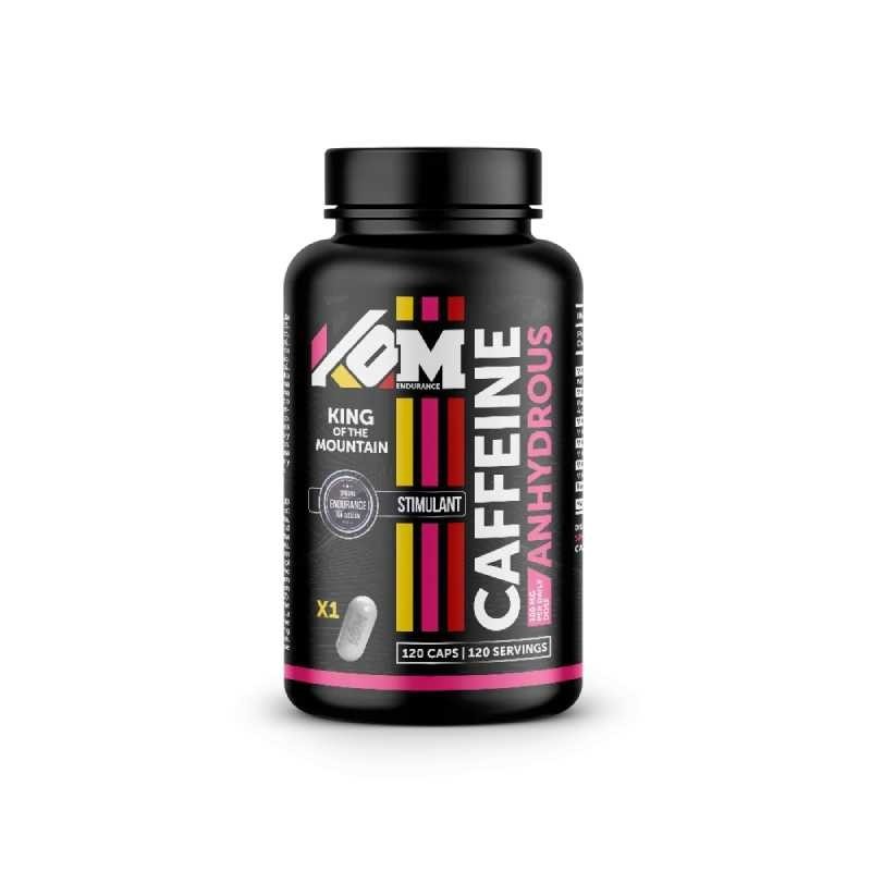 Caffeine Anhydrous 120 caps - Kom Endurance