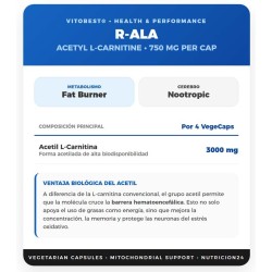 R-ALA 50 Caps - Vitobest ¡Envíos Gratis!