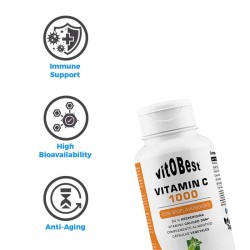 Vitamina C-1000 Con Bioflavonoides 60 Vcaps - VitOBest ¡Envíos Gratis!