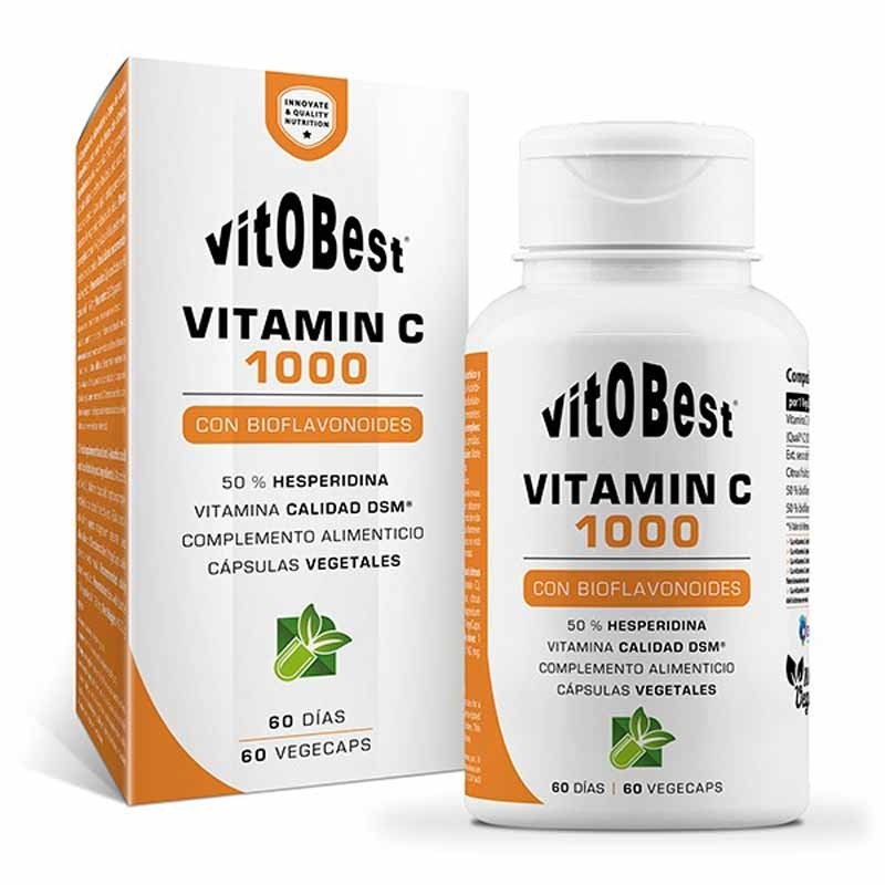 Vitamina C-1000 Con Bioflavonoides 60 Vcaps - VitOBest ¡Envíos Gratis!