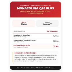 Monacolina Q10 Plus 50 Vcaps - Vitobest ¡Envíos Gratis!