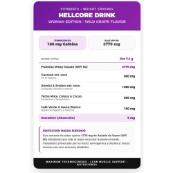 Hellcore Drink Mujer Thermogenic 300g - Vitobest ¡Envíos Gratis!