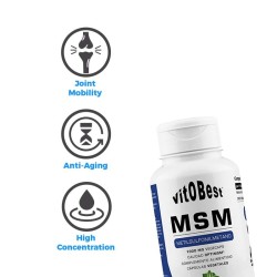 MSM 1000mg 60 Caps - VitOBest. ¡Envíos Gratis!