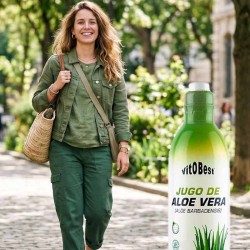 Jugo de Aloe Vera Ecológico 500 ml - VitOBest ¡Envíos Gratis!