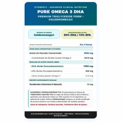 Pure Omega 3 DHA 90 Perlas - Vitobest ¡Envíos Gratis!