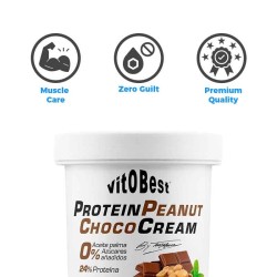 Protein Peanut ChocoCream 300 g - Vitobest Frete grátis!