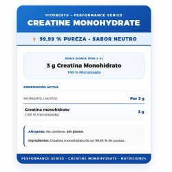Creatina Powder Micronizada 500 gr - Vitobest ¡Comprar online!