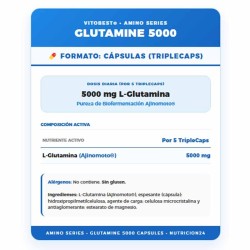 Glutamina 5000 100 Triplecaps - VitoBest  ¡Envíos Gratis!