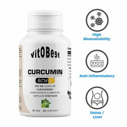 Curcumin BCM-95 60 Vcaps - Vitobest ¡Envíos Gratis!