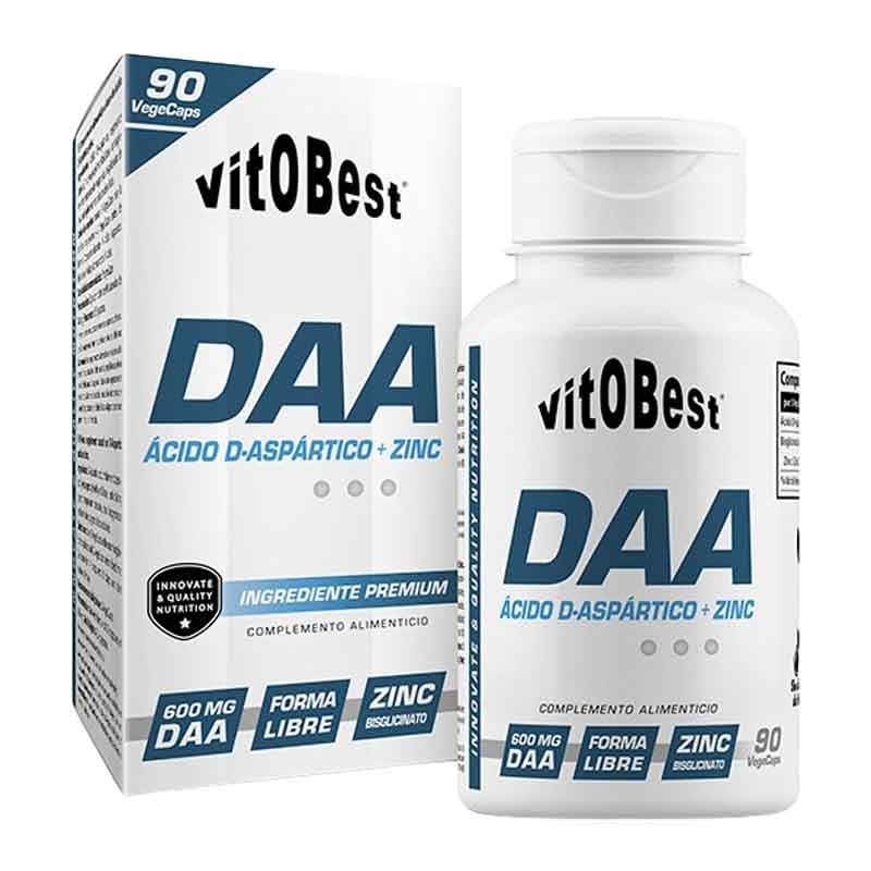 DAA 600 MG + Zing 10 mg 90 caps -  Vitobest