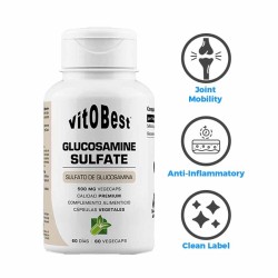 Glucosamine Sulfate 60 Vcaps - VitOBest ¡Envíos Gratis!
